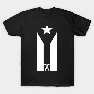 Puerto Rico Black Flag Shirt Resiste Boricua T shirt T-Shirt